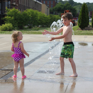 Lynchburg Parks and Recreation, riverfront park fountain